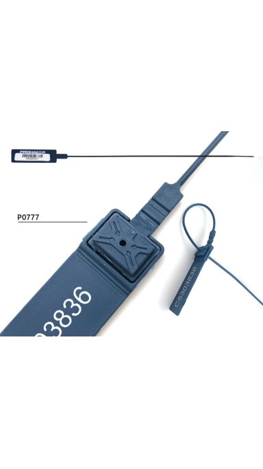 Aptinkamos serijiniu numeriu pažymėtos plombos (10 vnt,) P0777-2