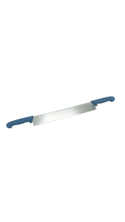 Metalo detektoriumi aptinkamas dviejų rankenų sūrio peilis Juodas 600-T591-1115-P02 Metalo detektoriumi aptinkamas dviejų rankenų sūrio peilis Juodas 600-T591-1115-P02