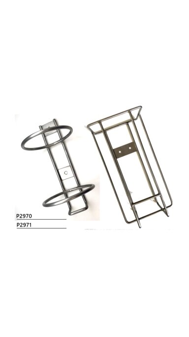 Nerūdijančio plieno butelio pakaba, apvalus 180x80mm P2970 Nerūdijančio plieno butelio pakaba, apvalus 180x80mm P2970