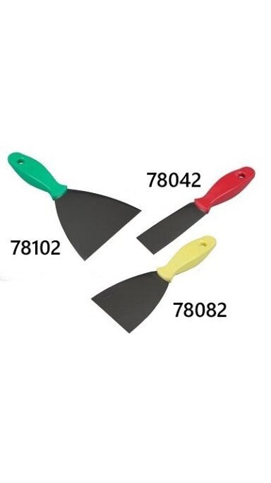 Nerūdijančio plieno grandiklis su aptinkama rankena 80mm (senas kodas P2355) geltona 78082-4 Nerūdijančio plieno grandiklis su aptinkama rankena 80mm (senas kodas P2355) geltona 78082-4