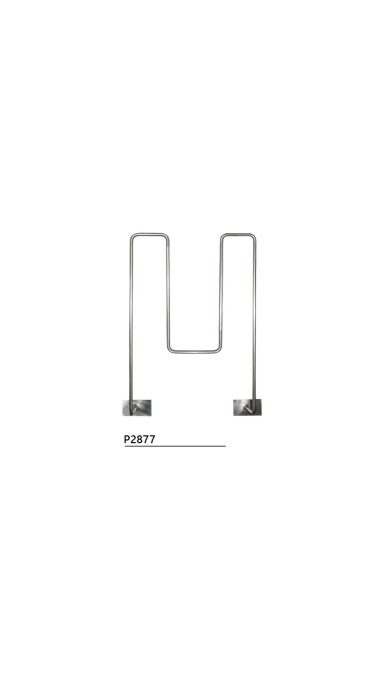 Nerūdijančio plieno kibiro pakaba, vielos storis 5mm, 280x200 mm P2877 Nerūdijančio plieno kibiro pakaba, vielos storis 5mm, 280x200 mm P2877