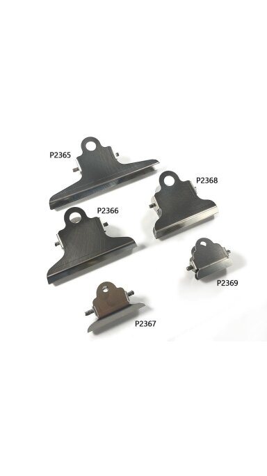 Nerūdijančio plieno spaustukas Dvigubas 40 mm P2369 Nerūdijančio plieno spaustukas Dvigubas 40 mm P2369